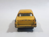 Ertl '57 Chevy Bel Air Yellow Die Cast Toy Car Vehicle with Opening Hood - Hong Kong