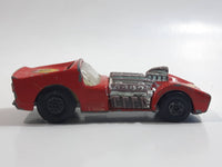 Vintage 1971 Lesney Matchbox Superfast No. 19 Road Dragster #8 Red Die Cast Toy Car Vehicle