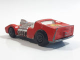 Vintage 1971 Lesney Matchbox Superfast No. 19 Road Dragster #8 Red Die Cast Toy Car Vehicle