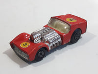 Vintage 1971 Lesney Matchbox Superfast No. 19 Road Dragster #8 Red Die Cast Toy Car Vehicle