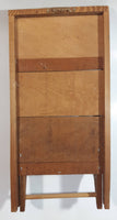 Vintage The Harris Washboard 1882 Wash & Dry 5 ¢ Miniature 6" x 12" Wood Washboard with Teddy Bears