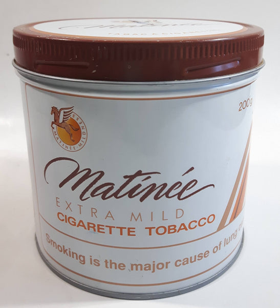 Vintage Matinee Extra Mild Cigarette Tobacco Tin with Lid