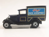 1990 Matchbox Model A Ford Kellogg's Rice Krispies Cereal Orange Die Cast Toy Classic Antique Car Delivery Vehicle