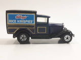 1990 Matchbox Model A Ford Kellogg's Rice Krispies Cereal Orange Die Cast Toy Classic Antique Car Delivery Vehicle