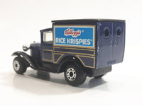 1990 Matchbox Model A Ford Kellogg's Rice Krispies Cereal Orange Die Cast Toy Classic Antique Car Delivery Vehicle