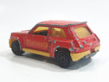 Vintage Majorette No. 255 Renault R 5 Turbo Red 1:53 Scale Die Cast Toy Car Vehicle