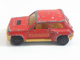 Vintage Majorette No. 255 Renault R 5 Turbo Red 1:53 Scale Die Cast Toy Car Vehicle