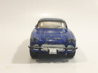 1996 Matchbox 1962 Chevrolet Corvette Metallic Blue Die Cast Toy Car Vehicle