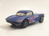 1996 Matchbox 1962 Chevrolet Corvette Metallic Blue Die Cast Toy Car Vehicle