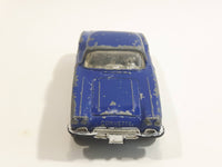 1996 Matchbox 1962 Chevrolet Corvette Metallic Blue Die Cast Toy Car Vehicle