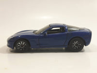 2007 Matchbox Metal Corvette C6 Dark Blue Die Cast Toy Car Vehicle