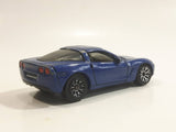 2007 Matchbox Metal Corvette C6 Dark Blue Die Cast Toy Car Vehicle