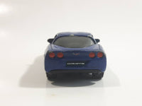 2007 Matchbox Metal Corvette C6 Dark Blue Die Cast Toy Car Vehicle