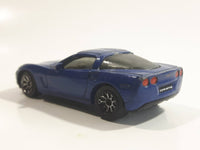 2007 Matchbox Metal Corvette C6 Dark Blue Die Cast Toy Car Vehicle