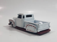 2005 Hot Wheels La Troca Truck White Die Cast Toy Car Lowrider Vehicle