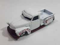 2005 Hot Wheels La Troca Truck White Die Cast Toy Car Lowrider Vehicle