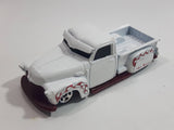 2005 Hot Wheels La Troca Truck White Die Cast Toy Car Lowrider Vehicle
