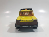 Vintage 1979 Lesney Matchbox Super Kings No. K-11 Pick Up Truck Yellow Die Cast Toy Car Towing Wrecking Vehicle