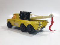 Vintage 1979 Lesney Matchbox Super Kings No. K-11 Pick Up Truck Yellow Die Cast Toy Car Towing Wrecking Vehicle