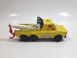 Vintage 1979 Lesney Matchbox Super Kings No. K-11 Pick Up Truck Yellow Die Cast Toy Car Towing Wrecking Vehicle