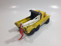 Vintage 1979 Lesney Matchbox Super Kings No. K-11 Pick Up Truck Yellow Die Cast Toy Car Towing Wrecking Vehicle