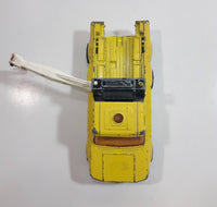 Vintage 1979 Lesney Matchbox Super Kings No. K-11 Pick Up Truck Yellow Die Cast Toy Car Towing Wrecking Vehicle