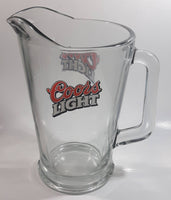 Coors Light 9" Tall 48oz. Heavy Glass Beer Pitcher