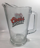 Coors Light 9" Tall 48oz. Heavy Glass Beer Pitcher