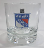 Rare Limited Release Crown Royal "NHL Rocks" New York Rangers Hockey Team Clear Glass Whisky Cup