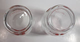 Vintage 1980 MCMLXXX Strawberry Shortcake 4" Tall Glass Cup Set of 2