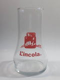 Vintage 1980s 7-Up The Uncola Soda Pop Beverage Upside Down Unique Clear Glass Drinking Cup Collectible