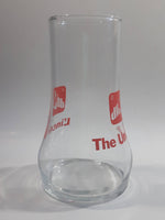 Vintage 1980s 7-Up The Uncola Soda Pop Beverage Upside Down Unique Clear Glass Drinking Cup Collectible