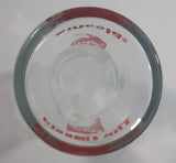 Vintage 1980s 7-Up The Uncola Soda Pop Beverage Upside Down Unique Clear Glass Drinking Cup Collectible