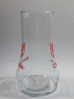 Vintage 1980s 7-Up The Uncola Soda Pop Beverage Upside Down Unique Clear Glass Drinking Cup Collectible