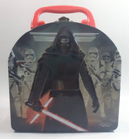 2015 Imperial Toy Star Wars Kylo Ren and Storm Troopers Embossed Curved Top Tin Metal Lunch Box