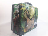 2010 Star Wars Yoda Jedi Master Green and Black Embossed Tin Metal Lunch Box