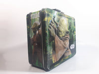 2010 Star Wars Yoda Jedi Master Green and Black Embossed Tin Metal Lunch Box