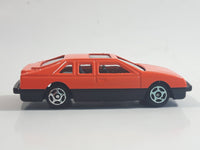 Greenbrier 9804 Sedan Bright Orange Die Cast Toy Car Vehicle