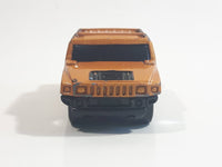 2001 Maisto Hummer H2 Concept Metalflake Copper Orange Die Cast Toy Car Vehicle