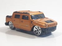 2001 Maisto Hummer H2 Concept Metalflake Copper Orange Die Cast Toy Car Vehicle