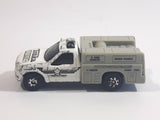 Maisto Tonka Traffic Utility Truck Sheriff White and Grey Die Cast Toy Car Vehicle