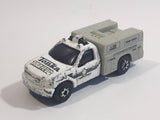 Maisto Tonka Traffic Utility Truck Sheriff White and Grey Die Cast Toy Car Vehicle