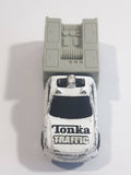 Maisto Tonka Traffic Utility Truck Sheriff White and Grey Die Cast Toy Car Vehicle