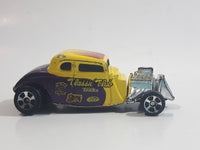 2004 Maisto Tonka Classic Club 1934 Ford Hot Rod "Kruzzer" Yellow and Purple 1/64 Scale Die Cast Toy Car Vehicle