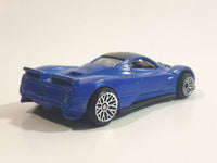 MotorMax Pagani Zonda C12 Blue 1/64 Scale Die Cast Toy Car Vehicle