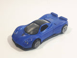 MotorMax Pagani Zonda C12 Blue 1/64 Scale Die Cast Toy Car Vehicle