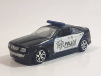 MotorMax No. 6109 PD Police Black and White 1/64 Scale Die Cast Toy Car Vehicle