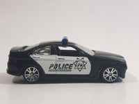 MotorMax No. 6109 PD Police Black and White 1/64 Scale Die Cast Toy Car Vehicle