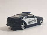MotorMax No. 6109 PD Police Black and White 1/64 Scale Die Cast Toy Car Vehicle