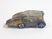 2005 Hot Wheels Autogrfx Motor Psycho Popcycle Gold Die Cast Toy Car Vehicle